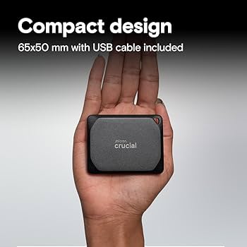 Crucial X10 PRO 4TB ポータブルSSD クルーシャル Crucial X10 Pro 4TB Portable SSD, ultra-fast, durable storage.
